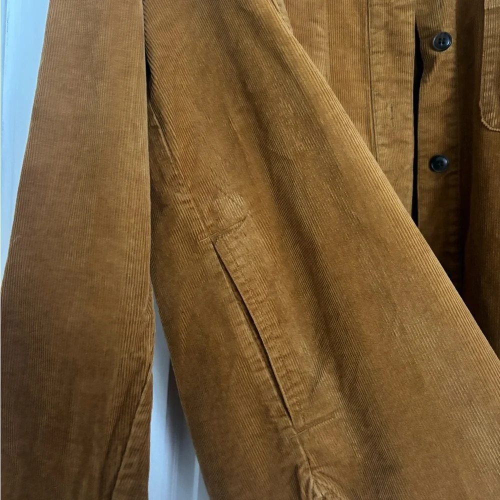 J. Crew Mustard Corduroy Shirt Jacket